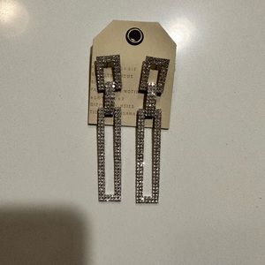 Anthropologie silver earrings